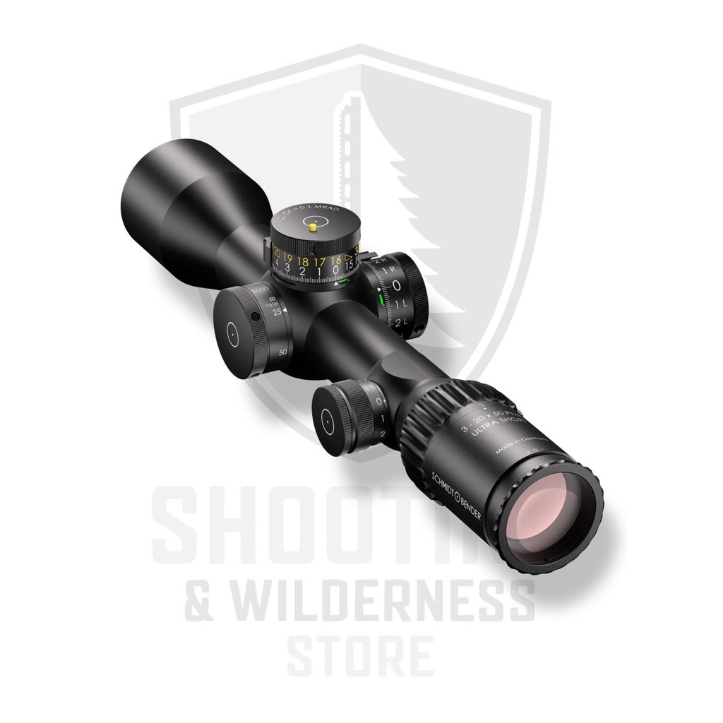 Schmidt & Bender Zielfernrohr PM II Ultra Short Dot 3-20x50 P4FL