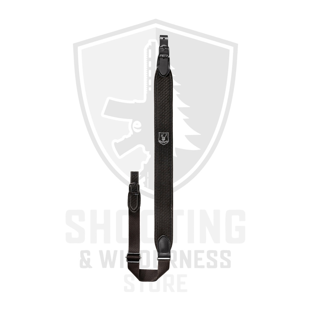 Riserva Gewehrriemen Cordura/Neopren schwarz Hirsch